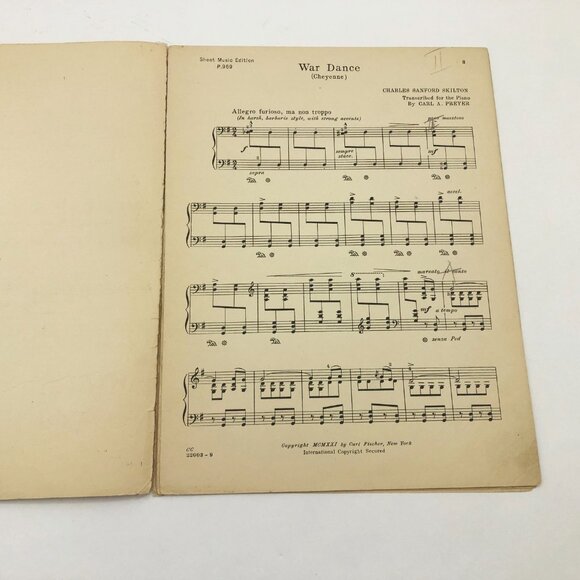 War Dance The Feature of Lada's Programs Charles S Skilton Music Sheets 12 page - Picture 3 of 8